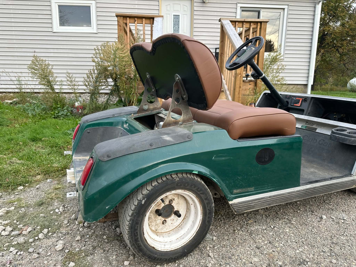 Club car ds front seat fabricated mounts