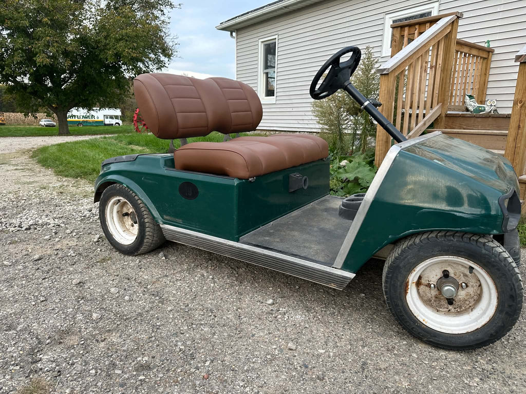 Mountseh Club car ds front seat fabricated mounts – Cleetus's Custom Carts